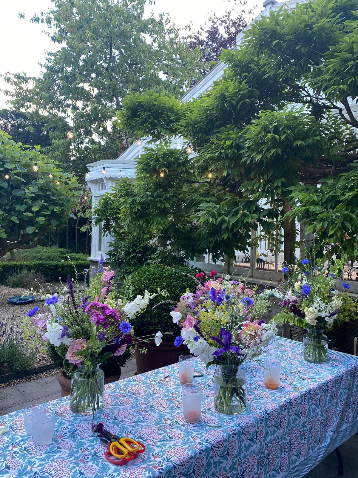 Floral masterclass workshop, castle gardens