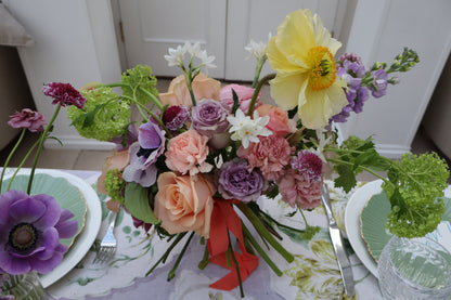 Mother's Day Spring Pastel Hand Tied Bouquet