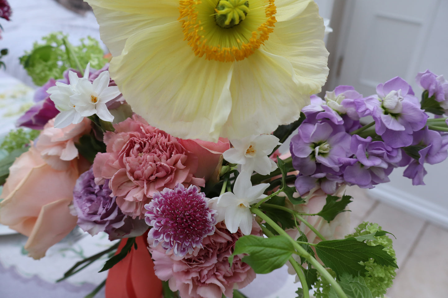 Mother's Day Spring Pastel Hand Tied Bouquet