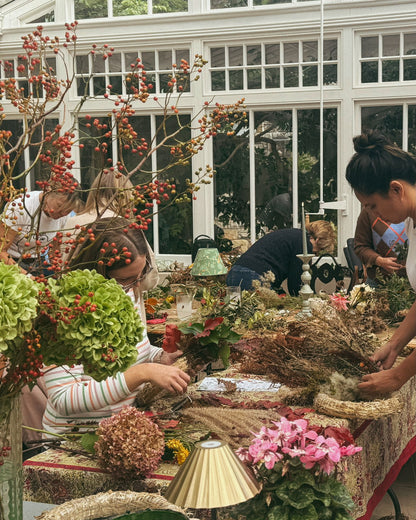 Autumn Foraged Wreath Making