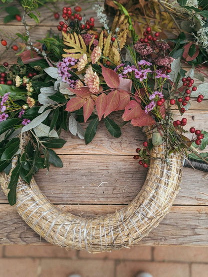 Autumn Foraged Wreath Making