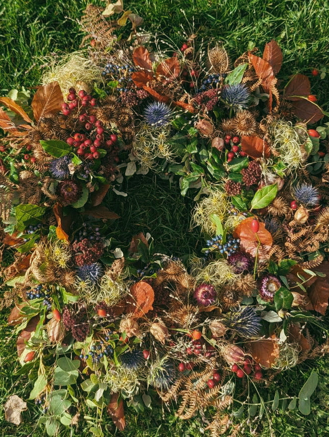 Autumn Foraged Wreath Making