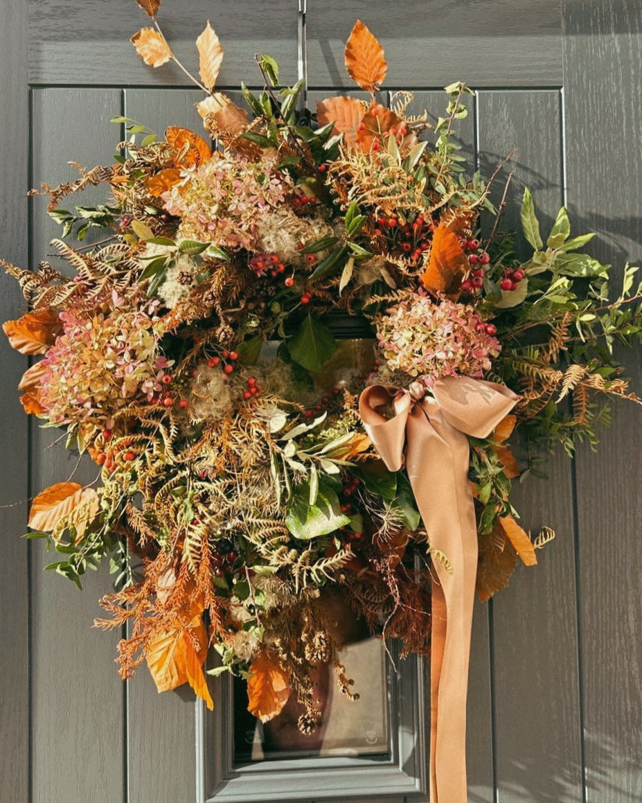 Autumn Foraged Wreath Making